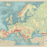 Physical Map of Europe 2040