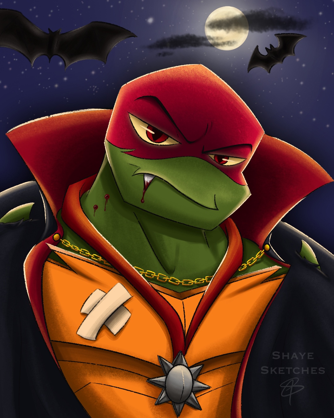 Vamp Raph by OnyxShaye on DeviantArt