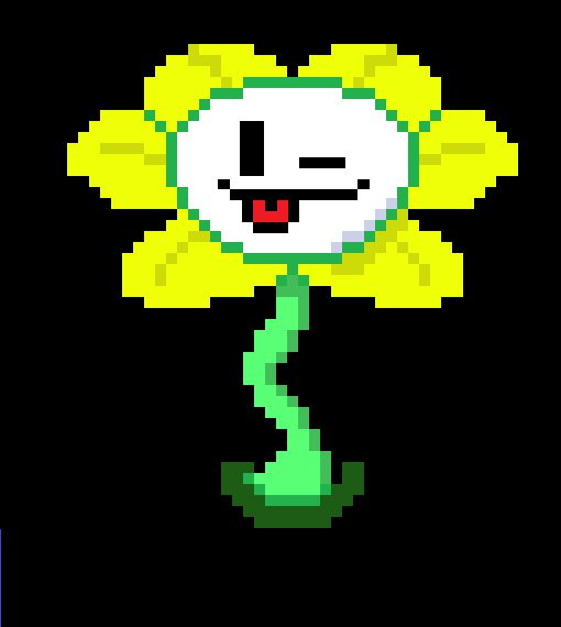 Flowey Color Sprite By M1k1tsune On Deviantart