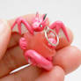 Rose Quartz Dragon Star Pendant