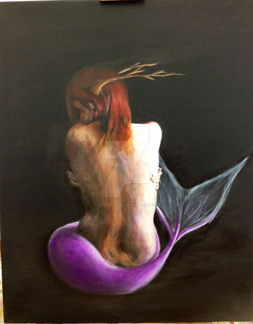 W.I.P (2) - Self Portrait Mermaid