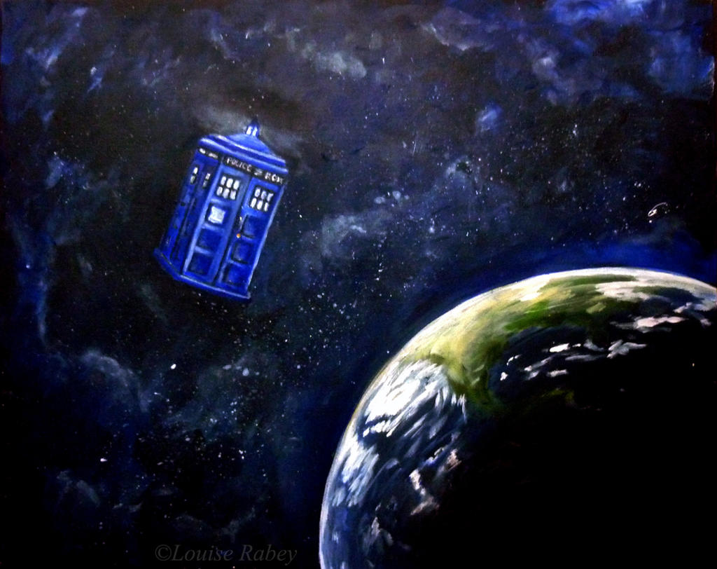 Nasa Tardis Tardis in Space by louise-rabey on DeviantArt