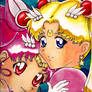 Sailor Moon and Sailor Chibimoon