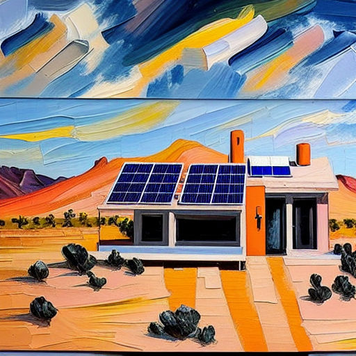 Off grid home in the painted desert by OfftheGridStory on DeviantArt