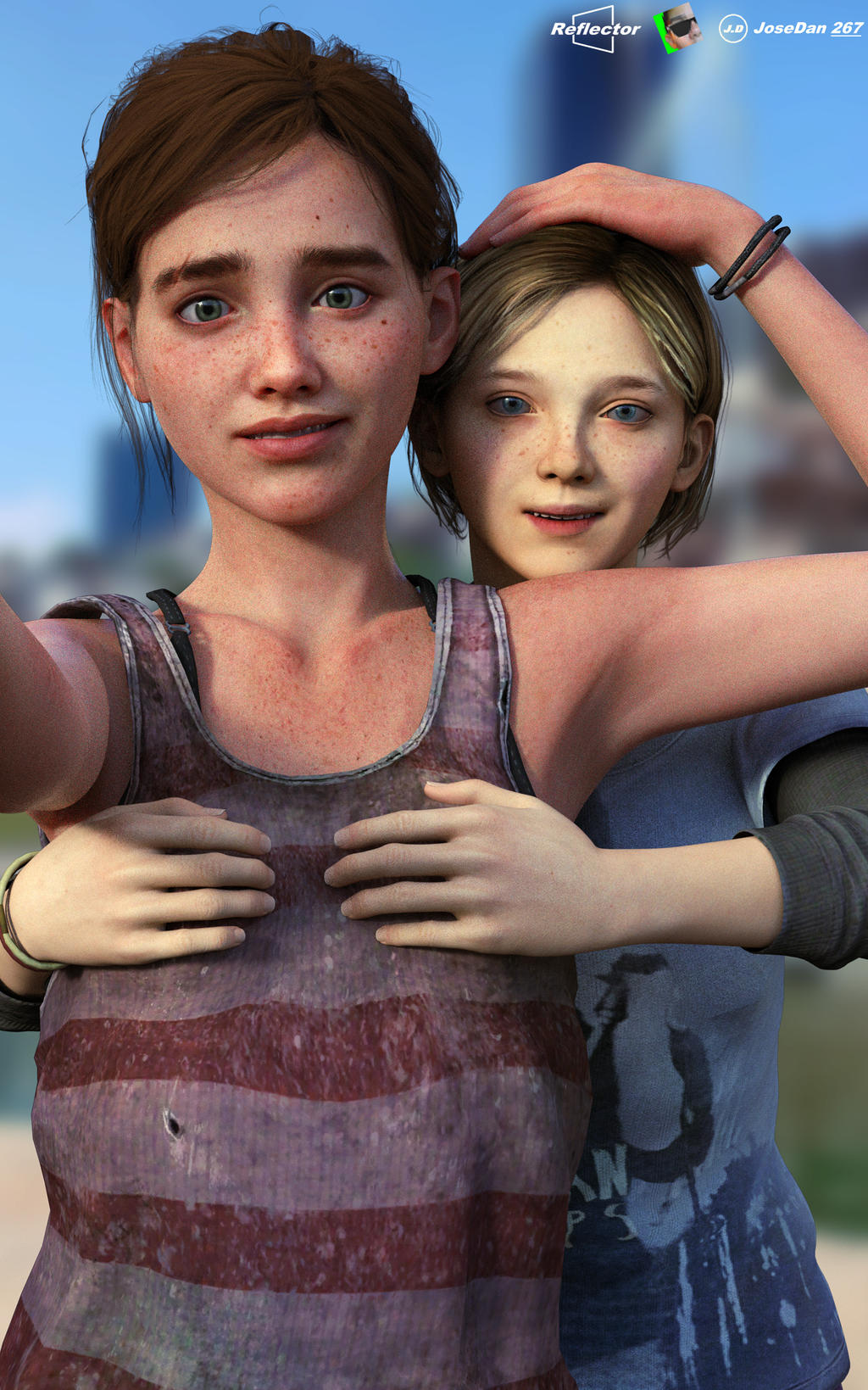 TLOU Ellie Y Sarah Selfie By JoseDan267images On DeviantArt tlou-ellie-y-sarah-selfie-by-josedan267images-on-deviantart