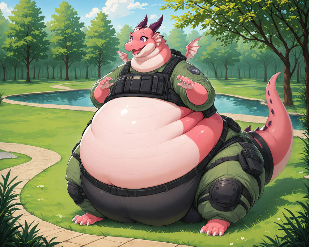 Security Guard Monster Security Dragon by Monster-Gris on DeviantArt