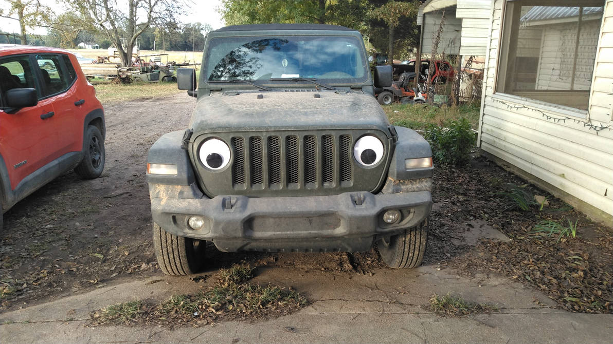 Giant googly eyes fit perfect on the wrangler by papaj38 on DeviantArt
