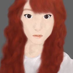 [DIGITAL ART] A redheaded girl