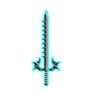 1024x1024px Sword Energized Vertical 081 BlueLt