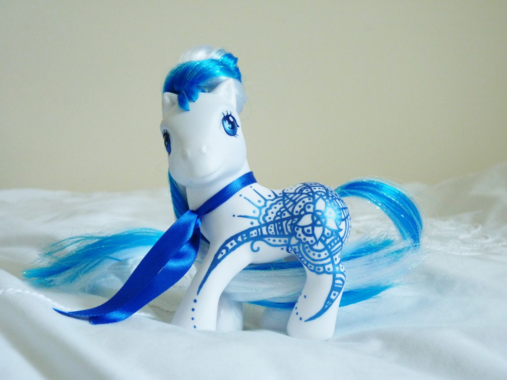 custom my little pony sapphire henna pony 4