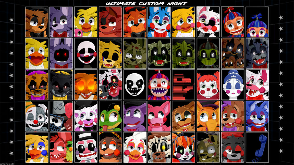 Ultimate custom night by Arcencia68 on DeviantArt