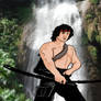 Rambo Waterfall scene