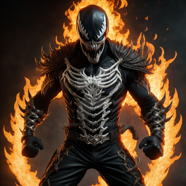 Venom Rider Ghost Rider Venom by kodiboz on DeviantArt