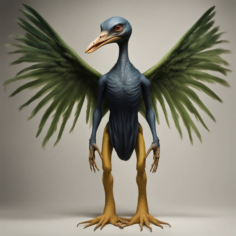 Bird like Alien Creature created with AI another by kodiboz on DeviantArt