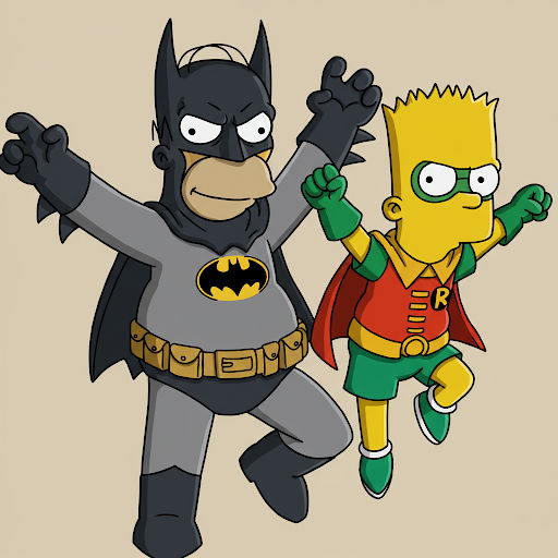 Robin Simpson Batman and Robin Simpson by kodiboz on DeviantArt