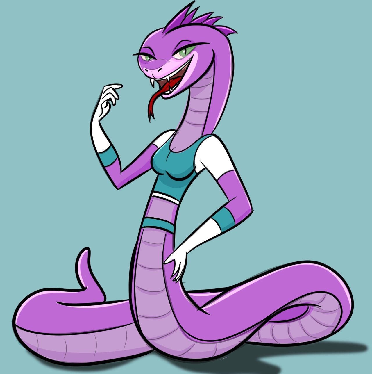 Deviantart Rita The Snake Finished snake lady by kodiboz on DeviantArt