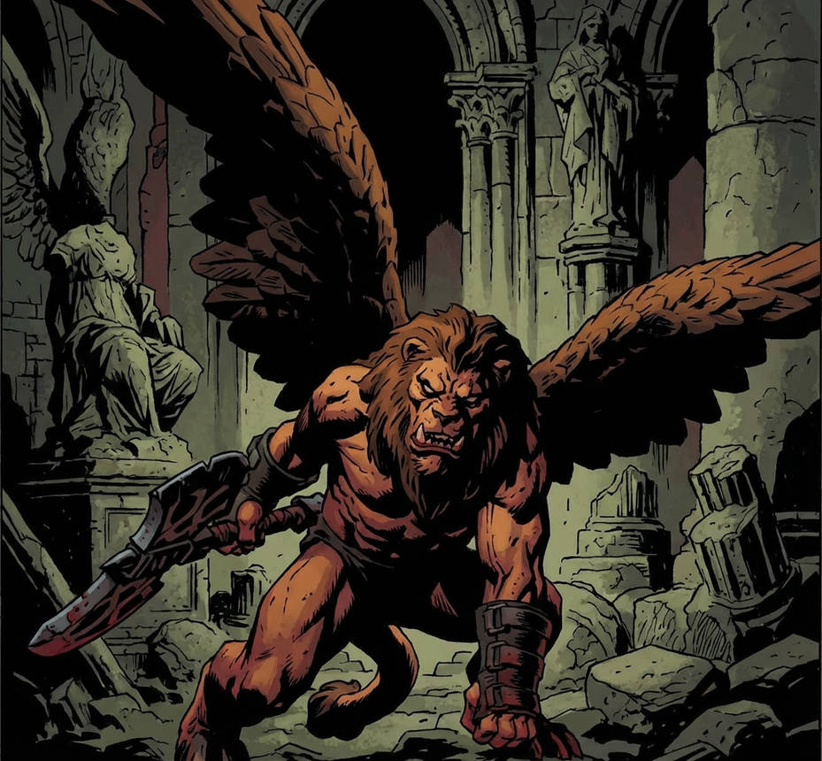 Winged Lion King by kodiboz on DeviantArt