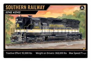 SOUTHERN RAILWAY SD45 #3143