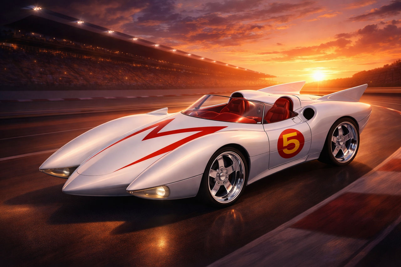 Mac 5 Racer Mach 5 at Sunset Cinematic Tribute to Speed Racer by kodiboz on DeviantArt