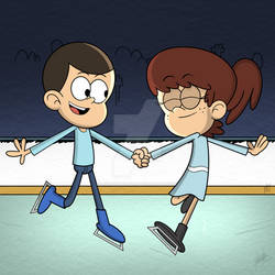 Commission: Lynn and Rory on Ice