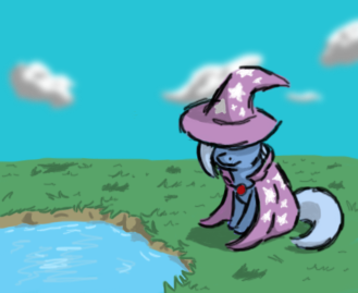 The great and lonely Trixie :doodle: