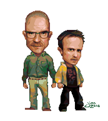 Mr White and Pinkman