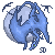 Free Use Blue Firelizard Icon