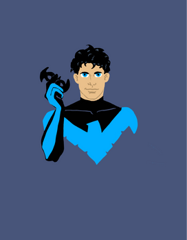 Nightwing going off-duty