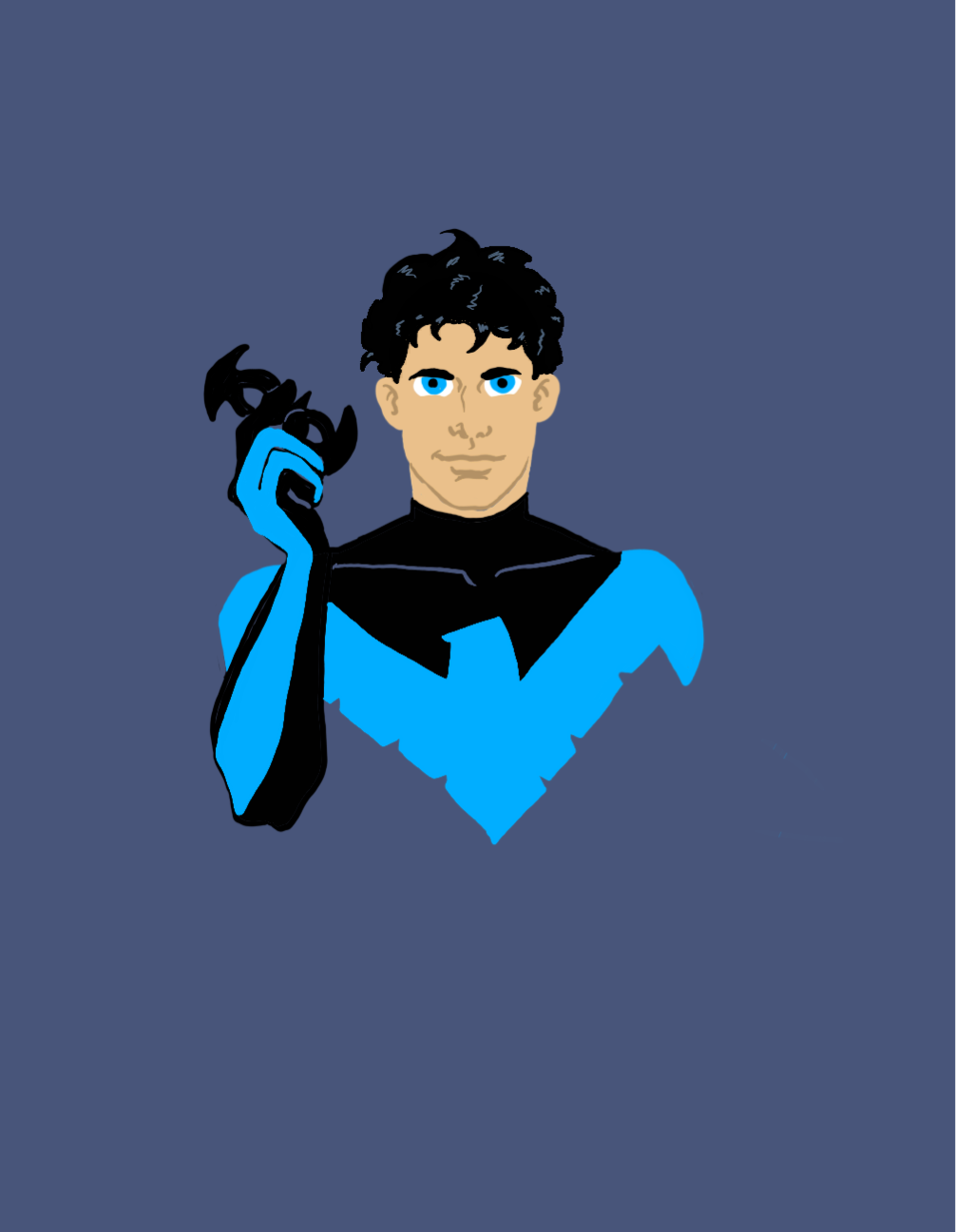 Nightwing going off-duty