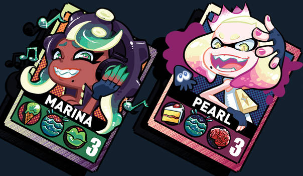 Splatoon2 Charm Cards