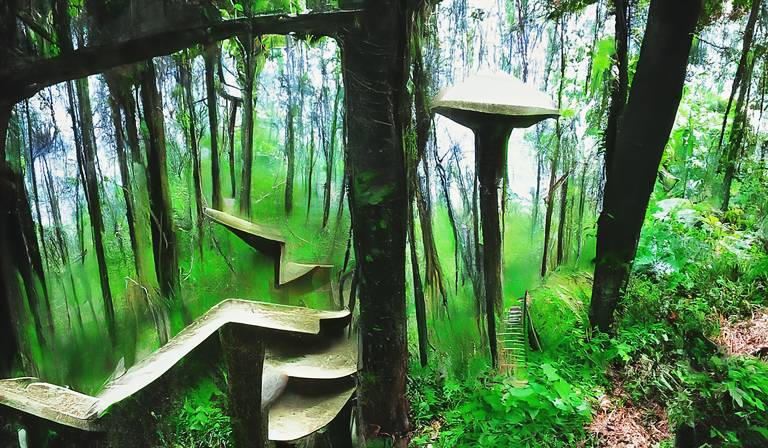 Forest Structures by Mint-Vibes on DeviantArt
