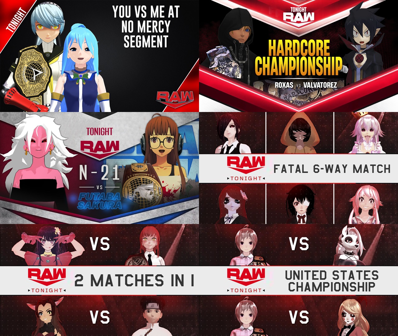 Match Card Styles RAW Match Card 4-12-2023 by KitamiChin on DeviantArt
