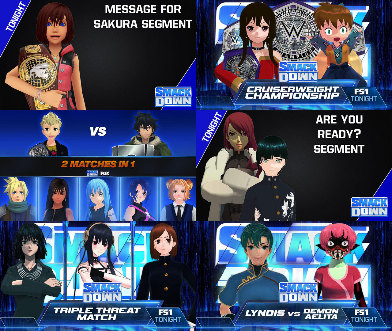 Smackdown Card Smackdown Match Card 23-1-2024 by KitamiChin on DeviantArt