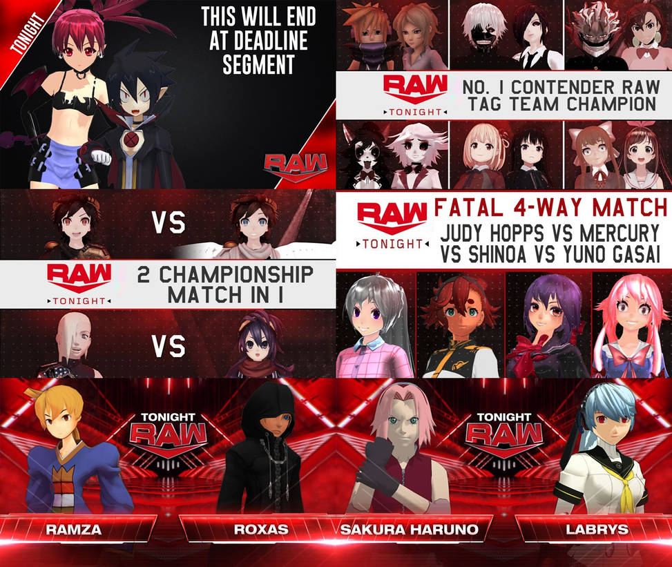 Match Card Styles RAW Match Card 24-2-2025 by KitamiChin on DeviantArt