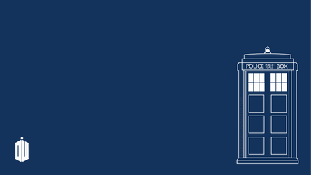 Simple Tardis WallPaper