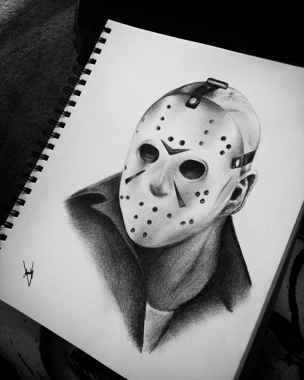 How To Draw Jason Voorhees