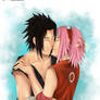 Sasuke and Sakura Kiss