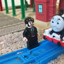 Sir Ringo Starr with Thomas the Tank Engine