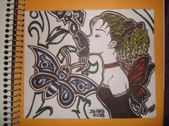 Butterfly kiss