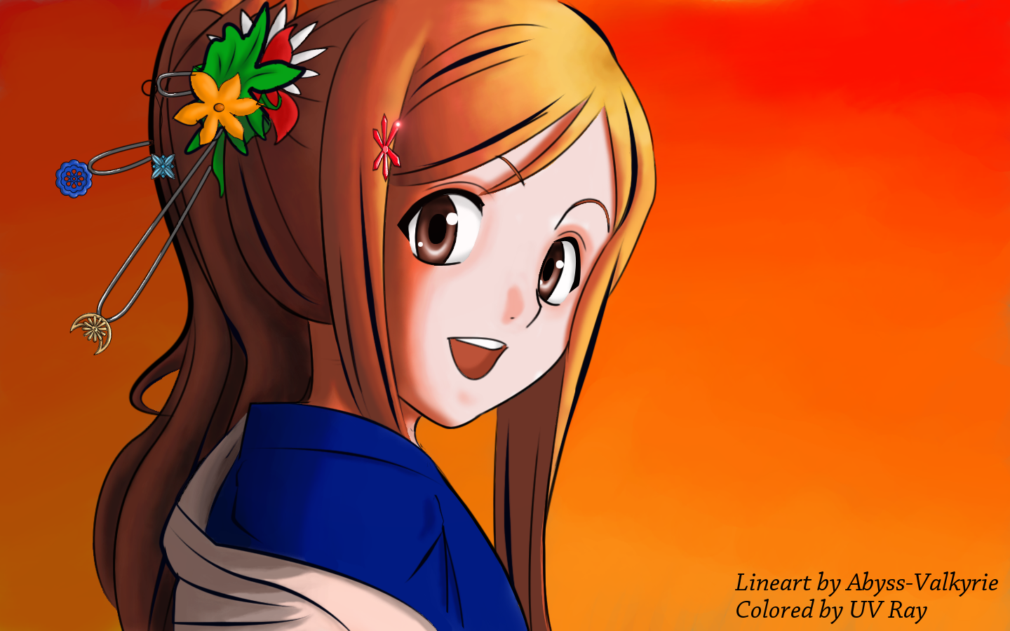 Orihime Inoue festival colored