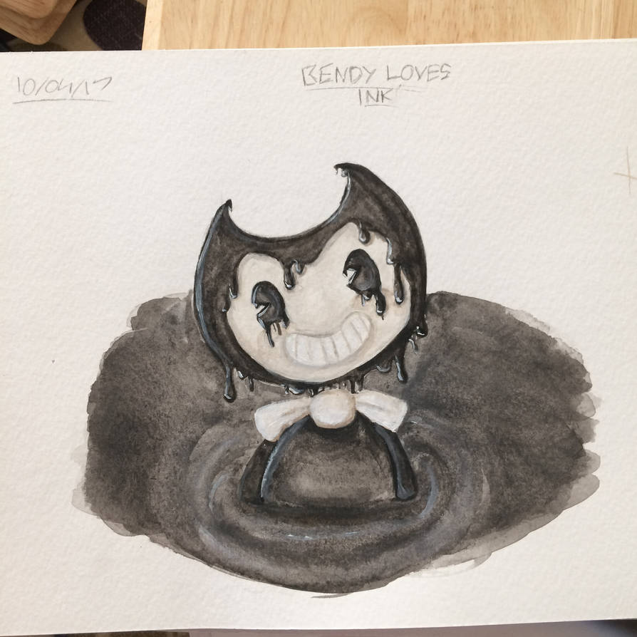 Bendy loves ink! by Madame-Abi-Arts on DeviantArt
