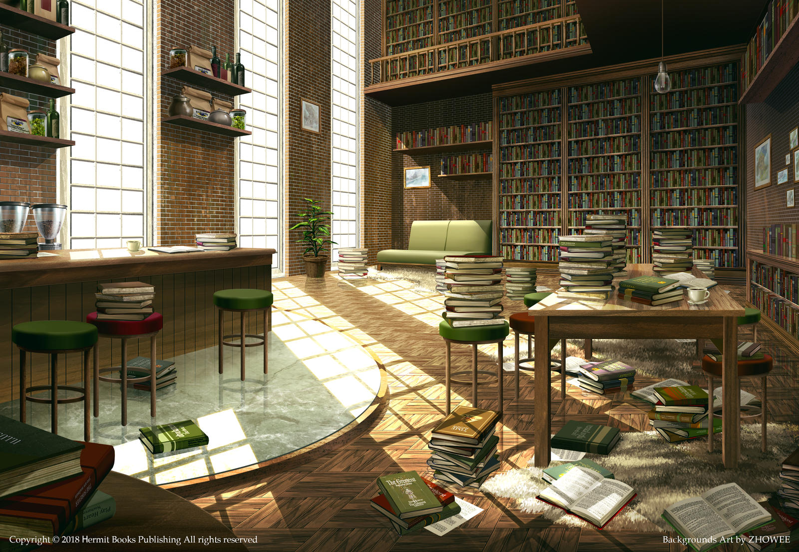 Library Cafe Graphics The Library Coffee Shop by zhowee14 on DeviantArt