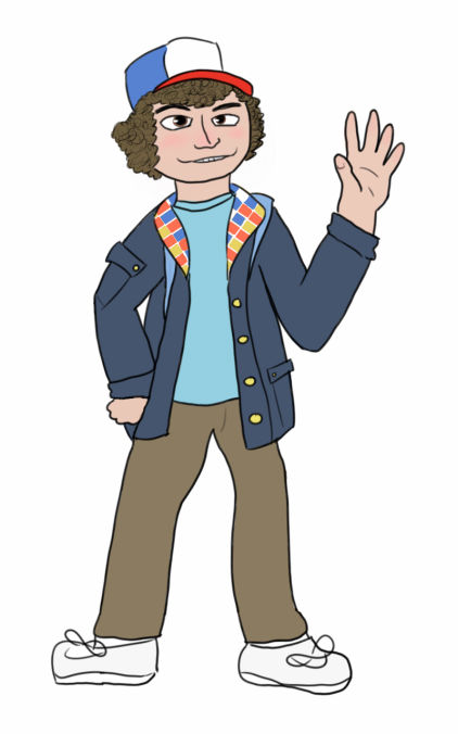 some dustin fanart by oWindpocalypse on DeviantArt