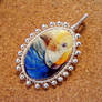 Wire Wrap Polymer Clay Cab