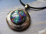 Fused Glass Locket by Create-A-Pendant