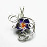 Wire Wrap Flower Pendant 4