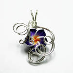 Wire Wrap Flower Pendant 4 by Create-A-Pendant