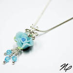 New Blue Rose Perfume Pendant by Create-A-Pendant