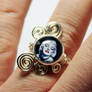 Marylin Monroe Adjustable Wire Wrap Ring