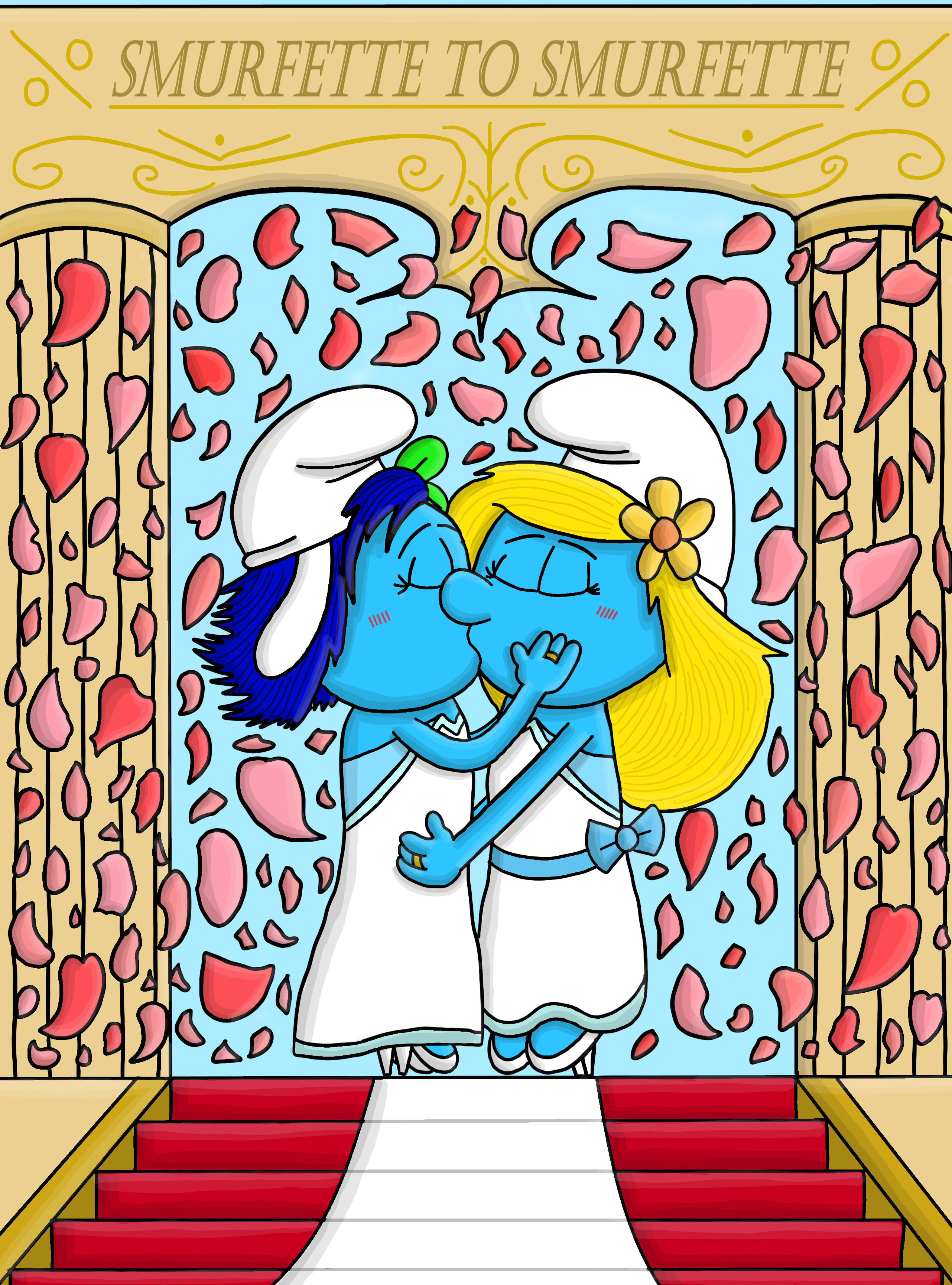 The Smurfs a Smurf in love with Smurfette by IamtherealRandyMarsh on  DeviantArt